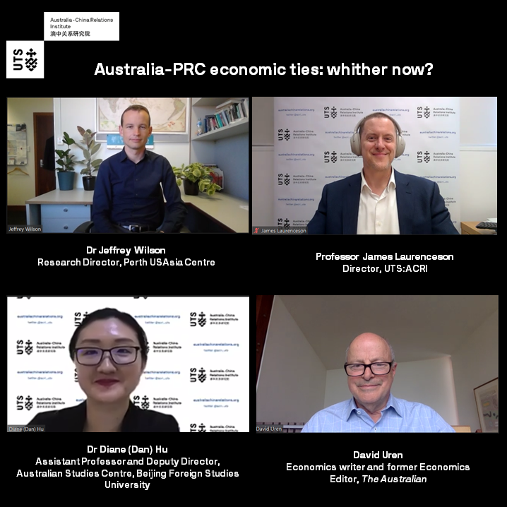 Australia-PRC economic ties: whither now?