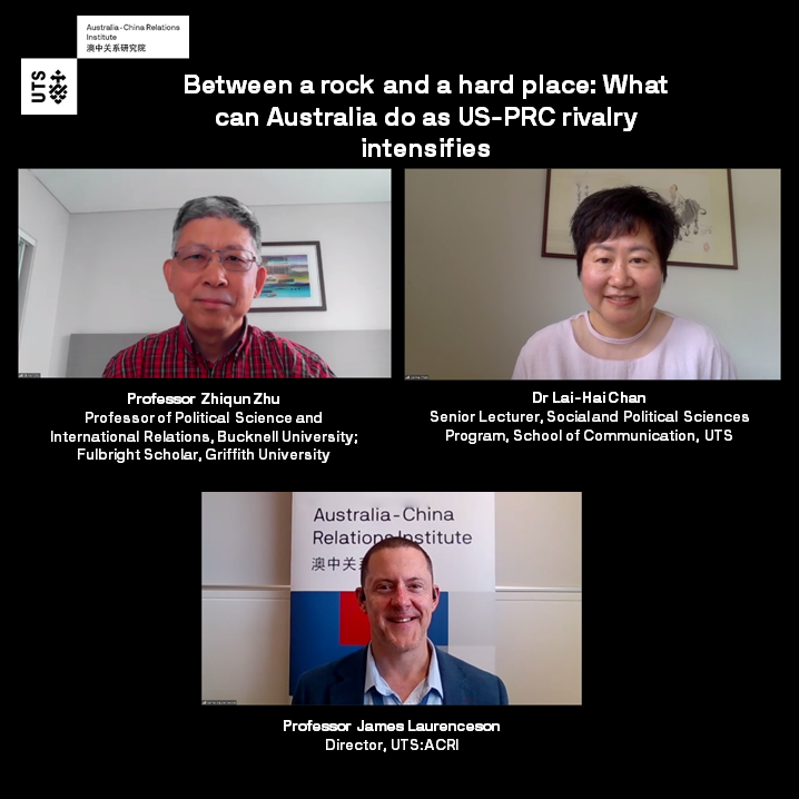 Between a rock and a hard place: What can Australia do as US-PRC rivalry intensifies? | WEBINAR